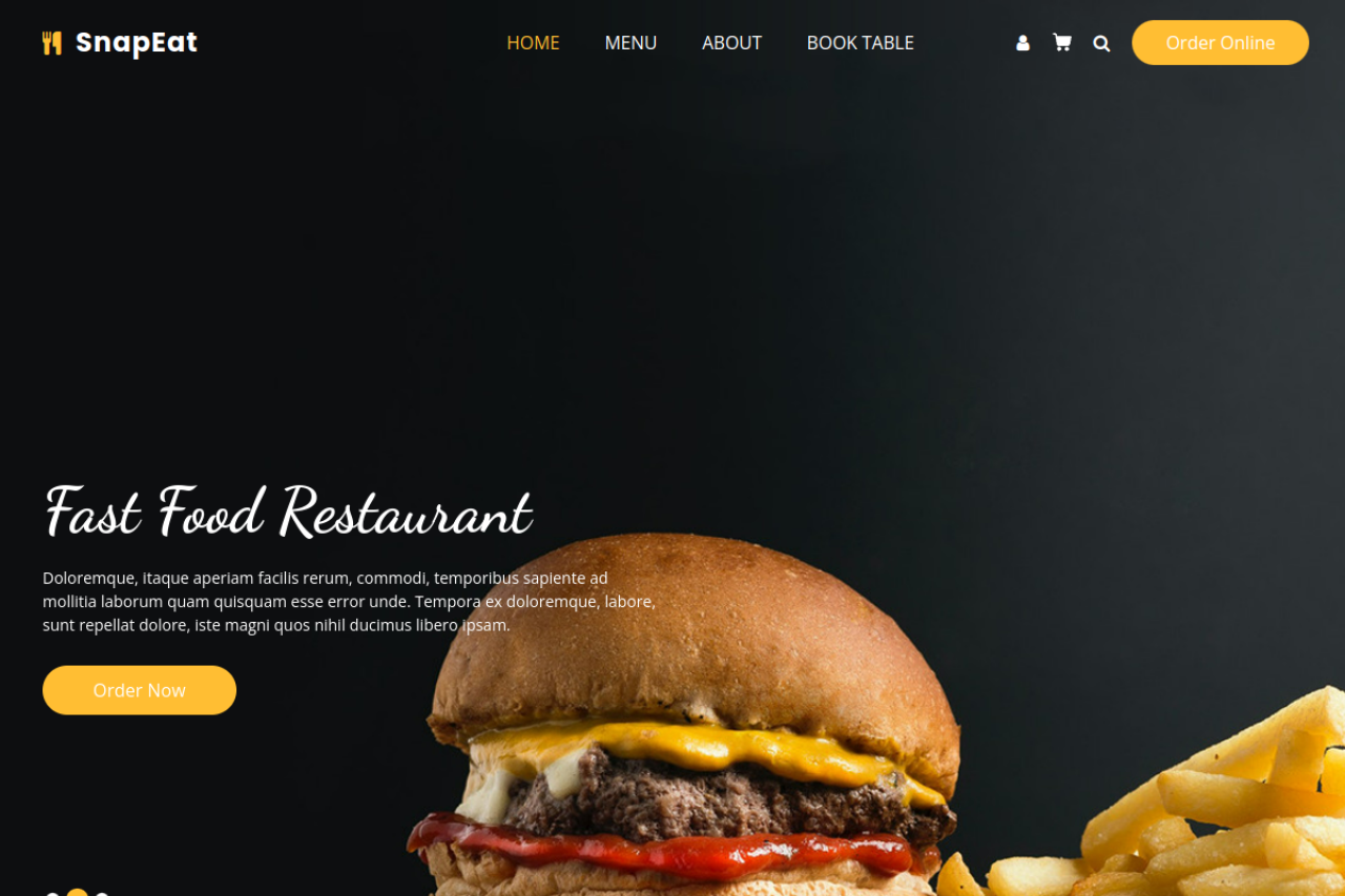 Snap Eat — Food Delivery Platform, a project by 8orbits