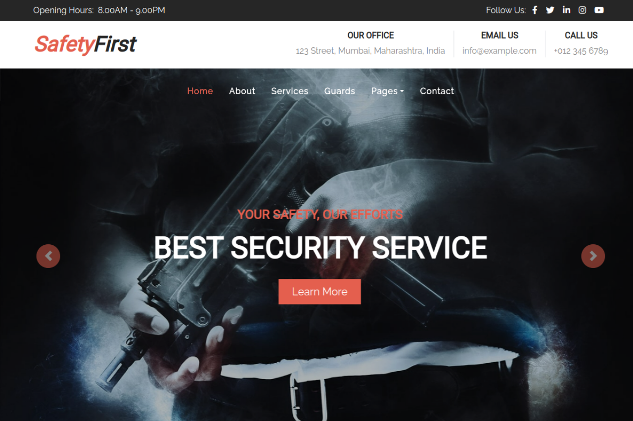 Safety First Two — Safety Certification Portal, a project by 8orbits