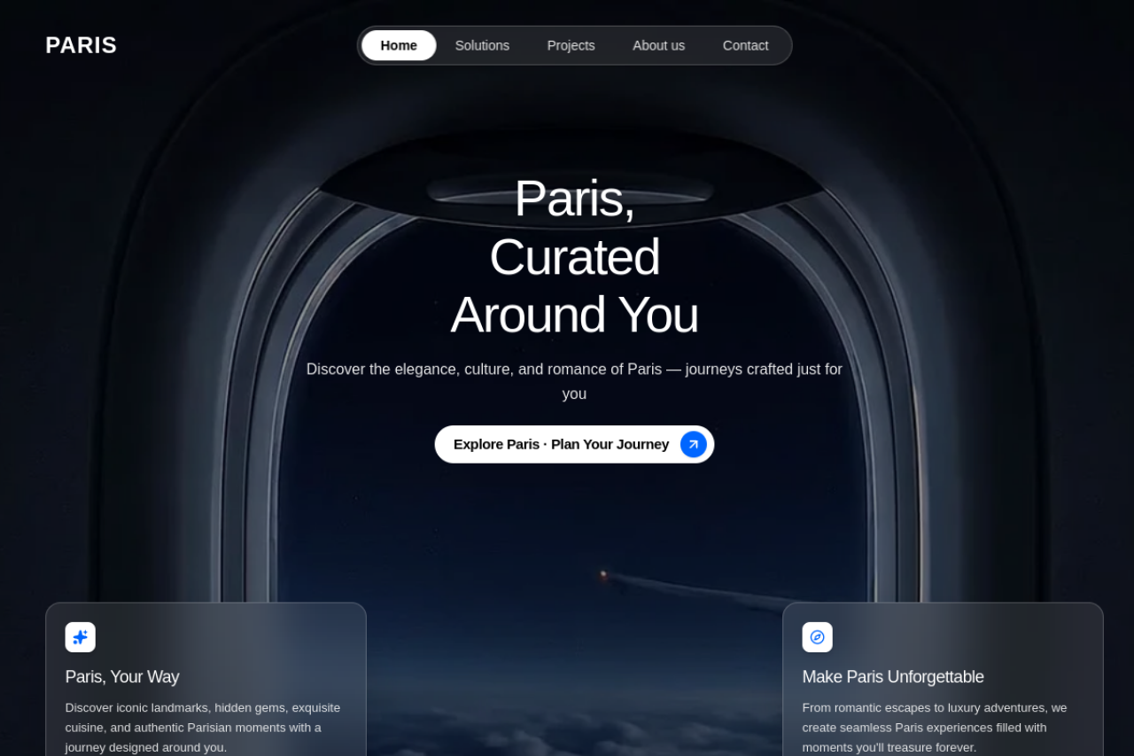 Paris Curated — Luxury Travel Concierge, a project by 8orbits